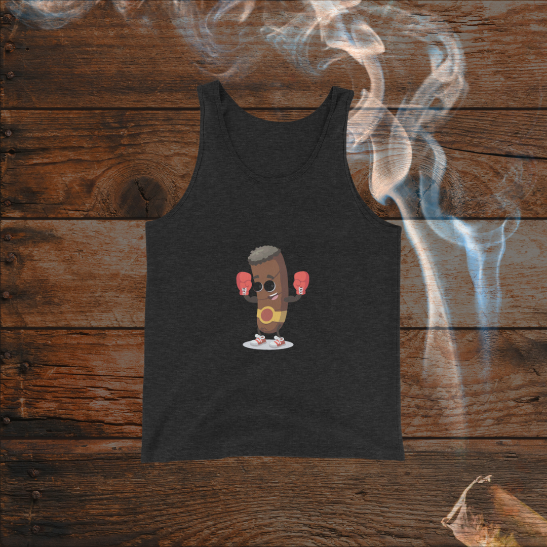BLACK MAN CIGAR | UNISEX KNOCKOUT TANK TOP