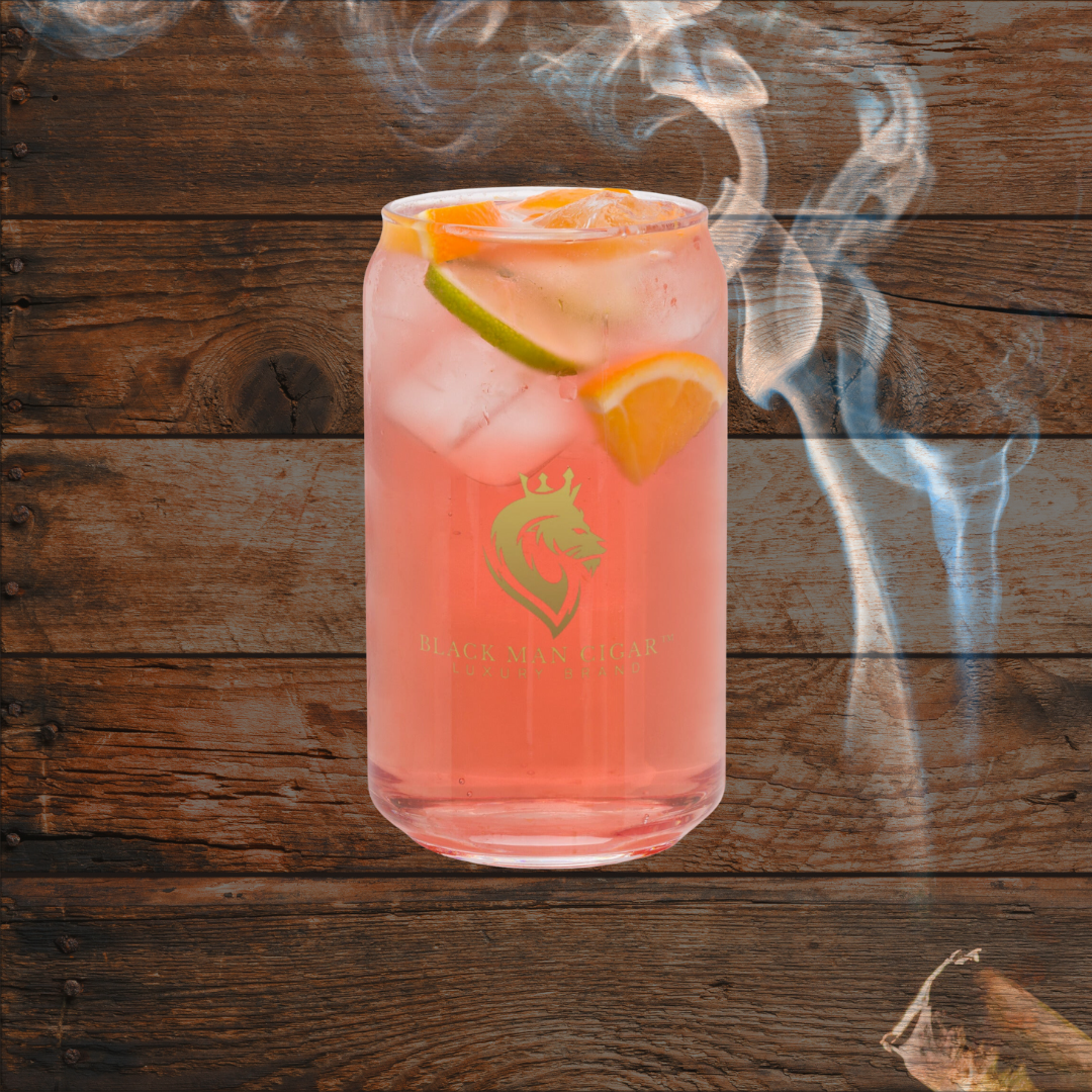 BLACK MAN CIGAR | CAN-O COCKTAIL GLASS