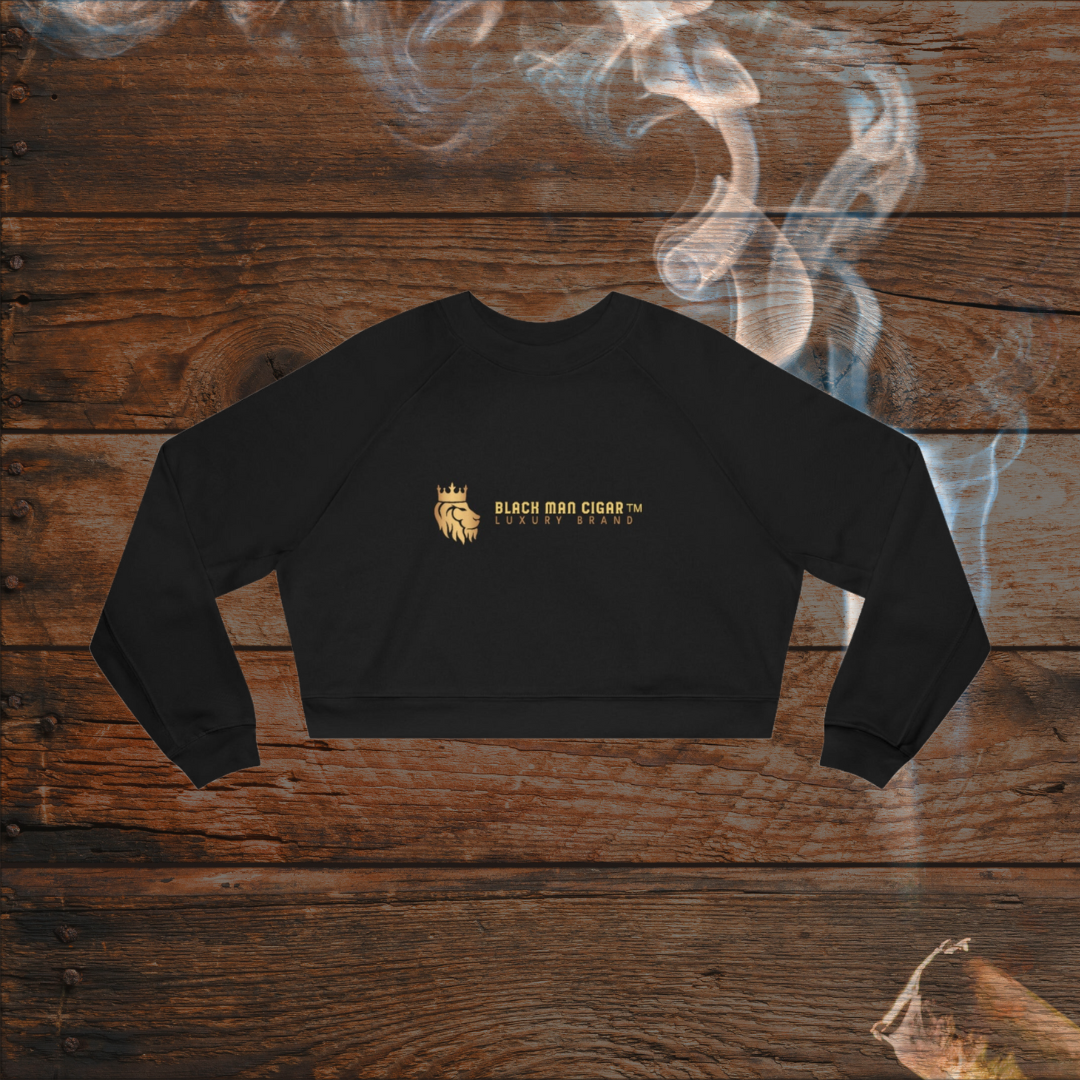 BLACK MAN CIGAR | WOMEN'S CROPPED TOP PULLOVER