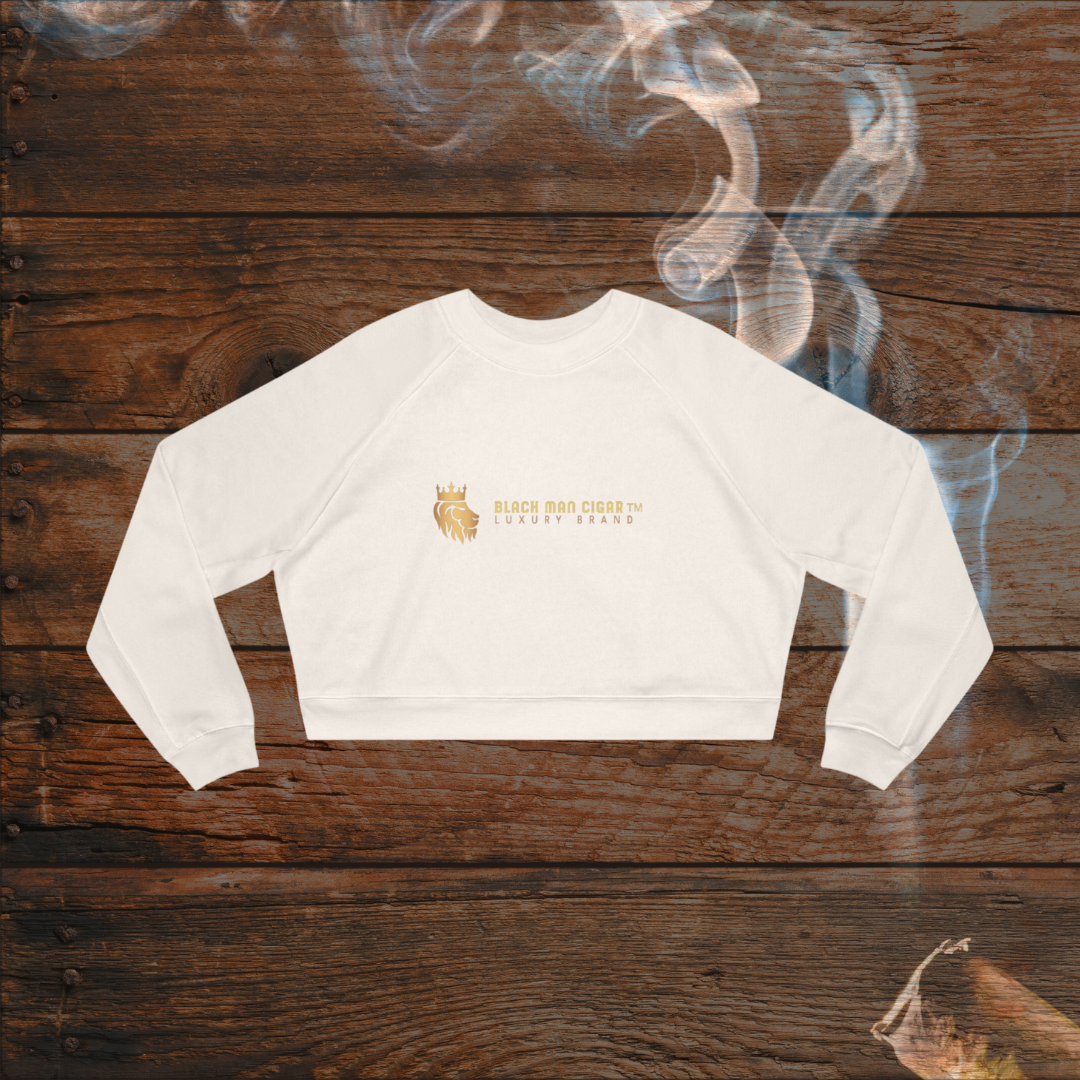 BLACK MAN CIGAR | WOMEN'S CROPPED TOP PULLOVER