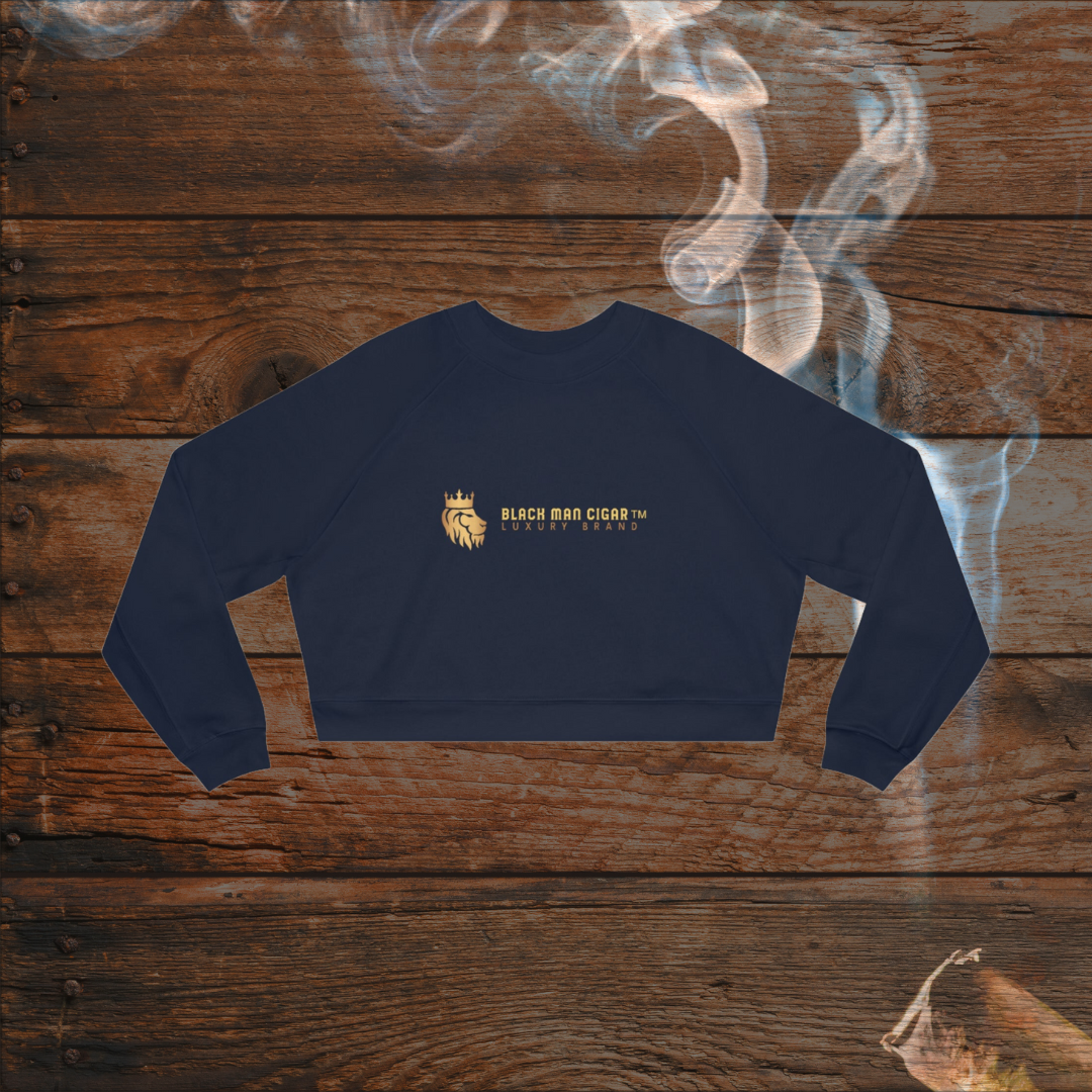 BLACK MAN CIGAR | WOMEN'S CROPPED TOP PULLOVER