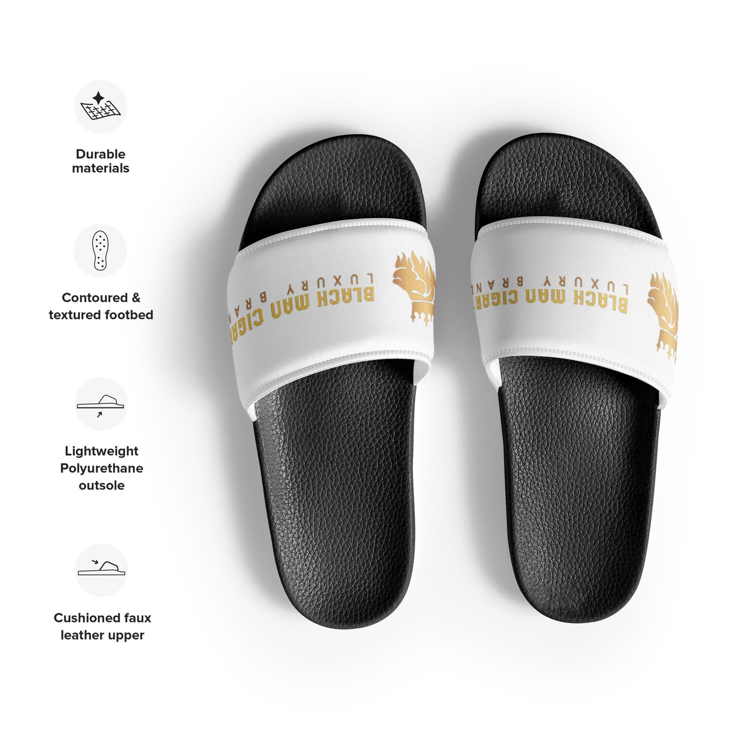 BLACK MAN | GENTLEMAN'S LUXE SLIDES